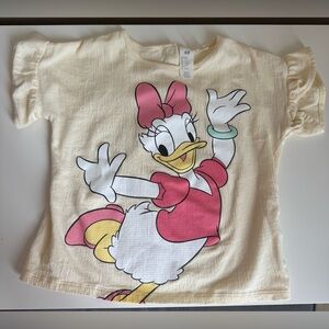 H&M 2-piece Printed yellow Daisy Duck Set for Kids